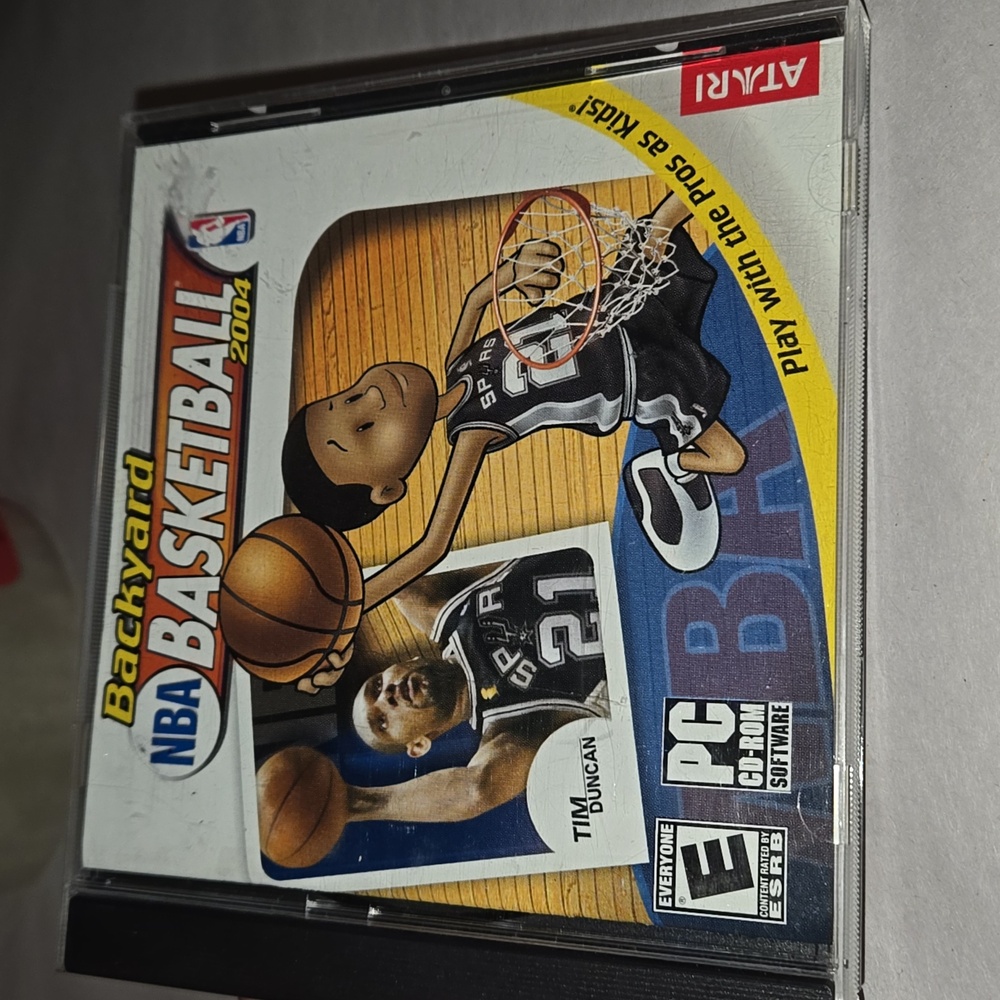 BACKYARD NBA BASKETBALL 2004 - TIM DUNCAN PC CD-ROM GAME